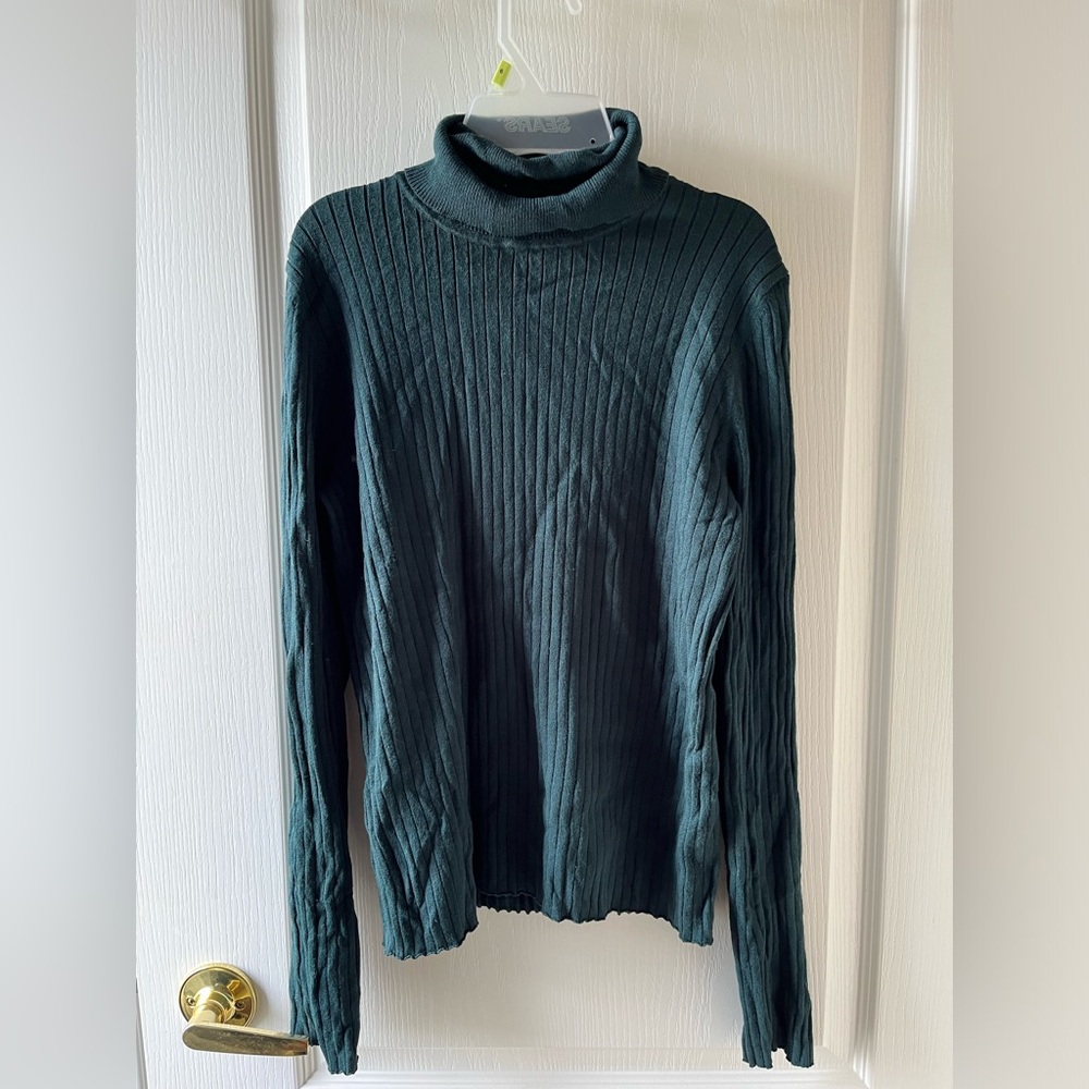 Calvin Klein Green Turtleneck Small